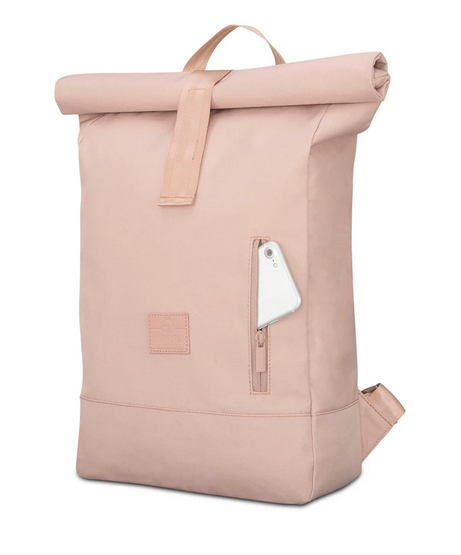 Rolltop Rucksack "Robin" aus recycelten PET-Flaschen, rosa