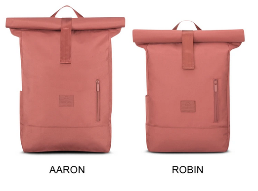 Rolltop Rucksack "Robin" aus recycelten PET-Flaschen, rot