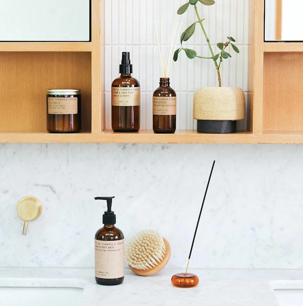 P.F. Candle Co. Hand & Body Wash - No.04 Teakwood & Tobacco