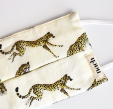 Leopard Maske Leoparden Mund-Nasen-Schutz
