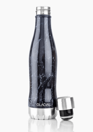 Glacial Bottle 400 ml "black marble"