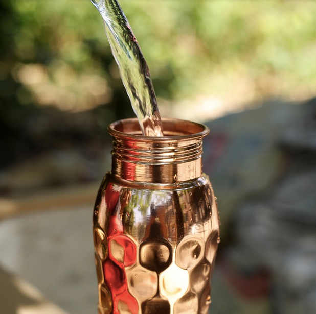 Kupfer Wasserflasche "Diamond" 600 ml