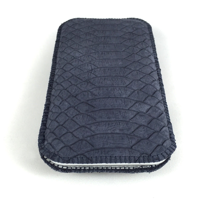 Tablet Hülle Schlangenleder blau nach Maß - CONCUELA - 4