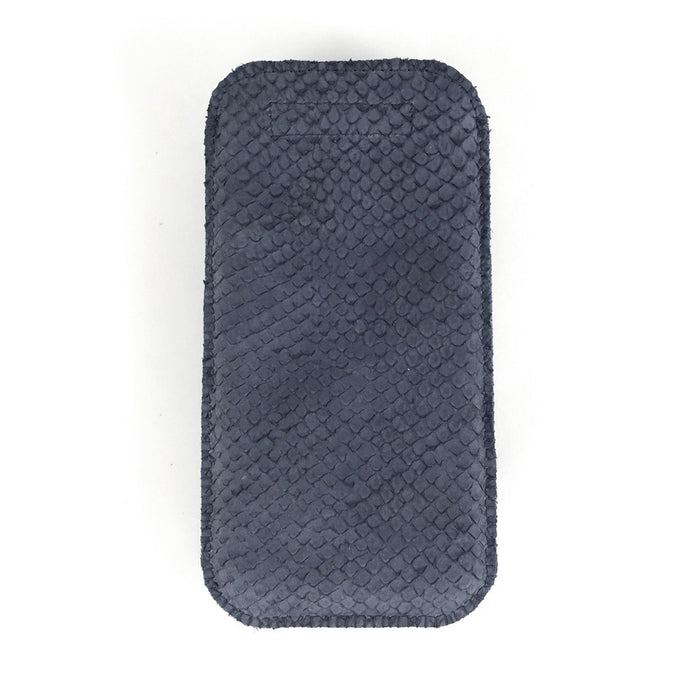 Tablet Hülle Schlangenleder blau nach Maß - CONCUELA - 7