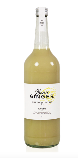 Ben´s Ginger Bio Ingwerkonzentrat 1 Liter