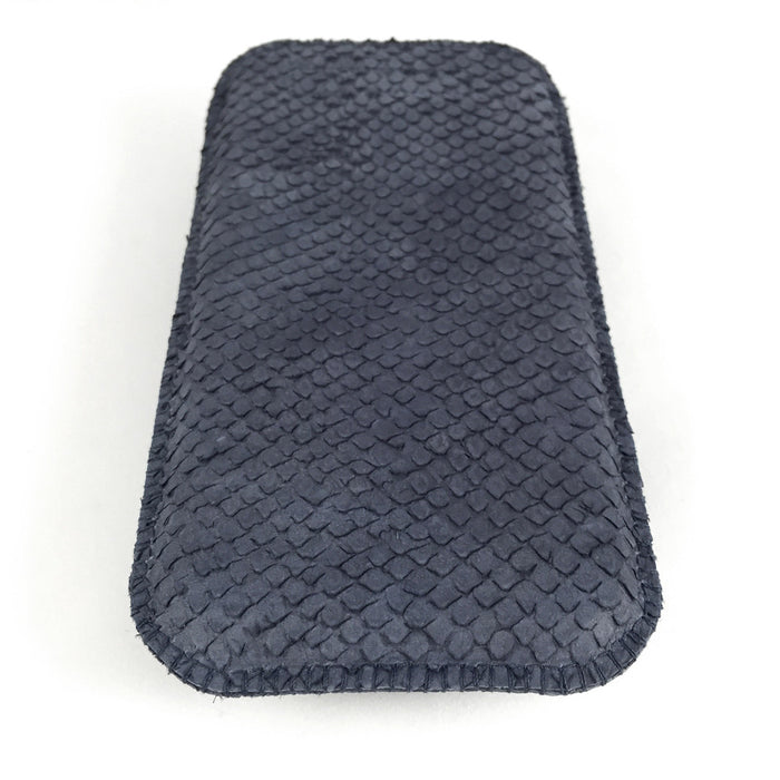 Handytasche Schlangenleder blau nach Maß - Rueckseite CONCUELA - 4