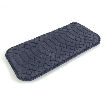 Handytasche Schlangenleder blau nach Mass - CONCUELA - 2