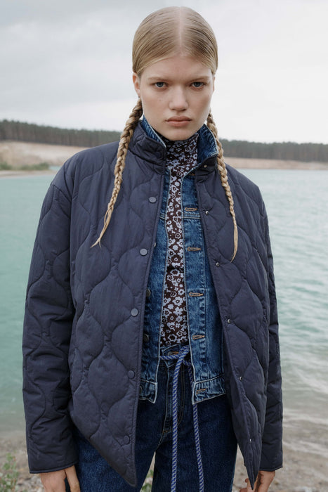 Jacke Denaalia dunkelblau - recycled Fashion